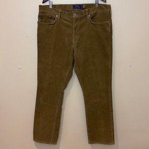 Polo Ralph Lauren Corduroy Varick Slim Straight Pants - Men's Size 38 X 30